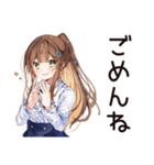 朝弱女子の猛ダッシュ★（個別スタンプ：8）