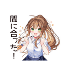 朝弱女子の猛ダッシュ★（個別スタンプ：25）
