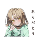ゆるパーカーちゃんの梅雨日和（個別スタンプ：7）