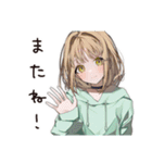 ゆるパーカーちゃんの梅雨日和（個別スタンプ：23）