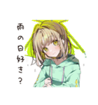 ゆるパーカーちゃんの梅雨日和（個別スタンプ：25）