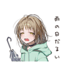 ゆるパーカーちゃんの梅雨日和（個別スタンプ：31）