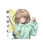 ゆるパーカーちゃんの梅雨日和（個別スタンプ：39）
