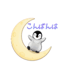 【夏スタンプ】ペンギン 夏＆日常会話（個別スタンプ：3）