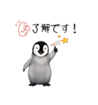 【夏スタンプ】ペンギン 夏＆日常会話（個別スタンプ：40）