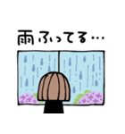 ゆるかわ女子♡梅雨・初夏（個別スタンプ：9）