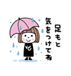 ゆるかわ女子♡梅雨・初夏（個別スタンプ：12）