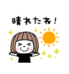 ゆるかわ女子♡梅雨・初夏（個別スタンプ：16）