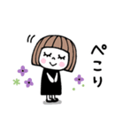 ゆるかわ女子♡梅雨・初夏（個別スタンプ：34）