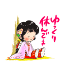 巫女ちゃんのかわいい開運スタンプ1（個別スタンプ：34）