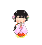 巫女ちゃんのかわいい開運スタンプ1（個別スタンプ：40）