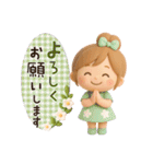 キュート♡おだんごガール・夏【3D】（個別スタンプ：12）