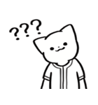 野球ねこ応援団・黒チームVer. その2（個別スタンプ：35）