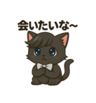 にゃいんずの黒色担当・くろにゃん（個別スタンプ：25）