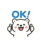 ほめほめふわくま（個別スタンプ：21）