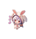うさみみ可愛いガール（個別スタンプ：40）
