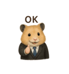 お勤めキンクマハムスター（個別スタンプ：19）
