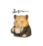 お勤めキンクマハムスター（個別スタンプ：34）