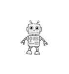 【シンプルロボット】（個別スタンプ：1）