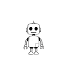 【シンプルロボット】（個別スタンプ：2）