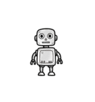 【シンプルロボット】（個別スタンプ：5）