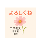 花ことばスタンプ24（個別スタンプ：9）