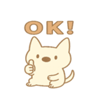 まるいぬくんの日常会話スタンプ（個別スタンプ：6）