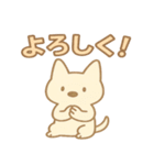 まるいぬくんの日常会話スタンプ（個別スタンプ：15）