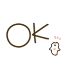 つかえるゆる文字♡シンプル海のいきもの（個別スタンプ：2）