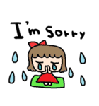 nenerin日常会話スタンプ313英語気遣い修正（個別スタンプ：34）