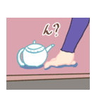 小人さんとミーちゃん～5月誕生石＆花～（個別スタンプ：4）