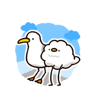 6月と7月に使える！もこどりスタンプ（個別スタンプ：20）