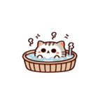 お風呂猫 うふふ,（個別スタンプ：18）