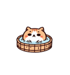 お風呂猫 うふふ,（個別スタンプ：21）