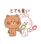 カナ＆カキ : こんにちは！夏（個別スタンプ：22）