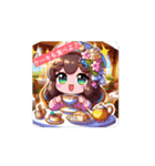 紅茶とケーキです。少し動きます。（個別スタンプ：4）