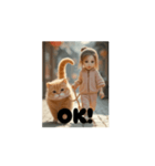 猫とおさんぽPart2（個別スタンプ：8）