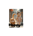猫とおさんぽPart2（個別スタンプ：9）