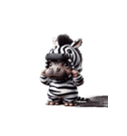 シマウマカバ – 悲しくて泣いちゃう（個別スタンプ：30）