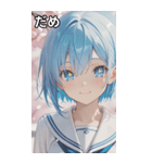 smiling, beautiful girl（個別スタンプ：20）