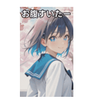 smiling, beautiful girl（個別スタンプ：29）