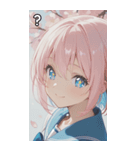 smiling, beautiful girl（個別スタンプ：31）