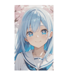 smiling, beautiful girlZERO（個別スタンプ：1）