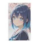 smiling, beautiful girlZERO（個別スタンプ：2）