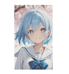 smiling, beautiful girlZERO（個別スタンプ：3）