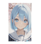 smiling, beautiful girlZERO（個別スタンプ：5）