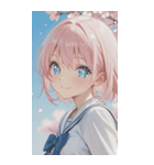smiling, beautiful girlZERO（個別スタンプ：9）