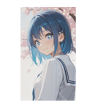 smiling, beautiful girlZERO（個別スタンプ：12）