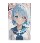 smiling, beautiful girlZERO（個別スタンプ：15）
