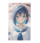 smiling, beautiful girlZERO（個別スタンプ：16）